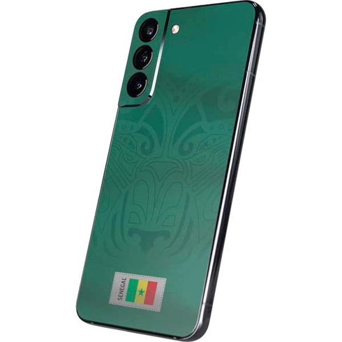 Senegal Soccer Flag Galaxy S22 Plus Skin
